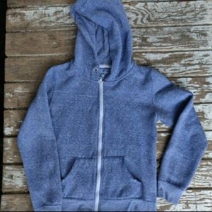 Curfew Blue Heathered Hoody